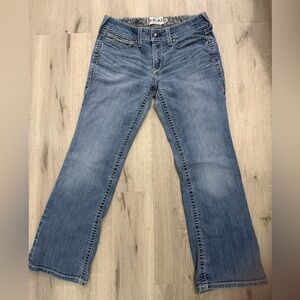 Ariat Light Blue Flared Jeans - Women's Wide Leg Denim